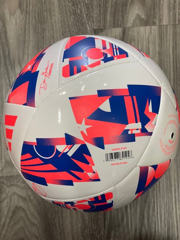 ADIDAS MLS 24 TRAINING BALL SIZE 5 ONLY WHITE / SOLAR RED / GLOW BLUE gallery