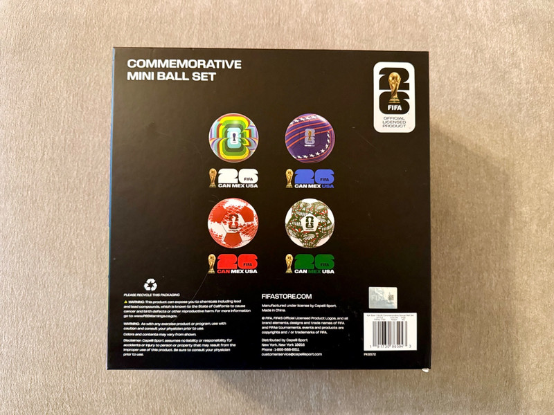 ⚡FIFA WORLD CUP 2026 COMMEMORATIVE BALL SET 4-PACK ⚡(3 Available) gallery