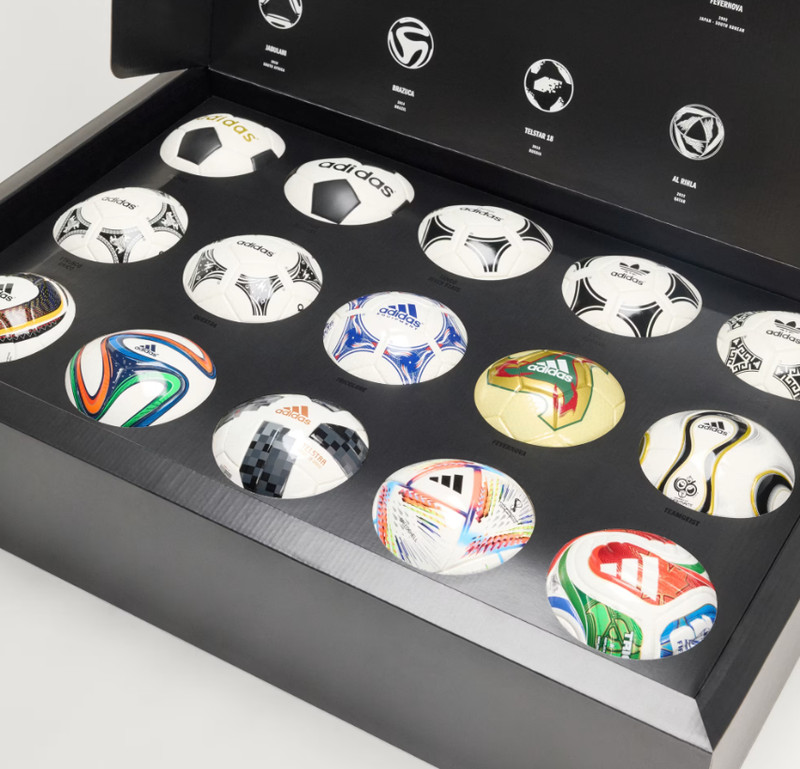 Adidas Historical Match Ball Set M World Cup Mini Ball Collector Set gallery