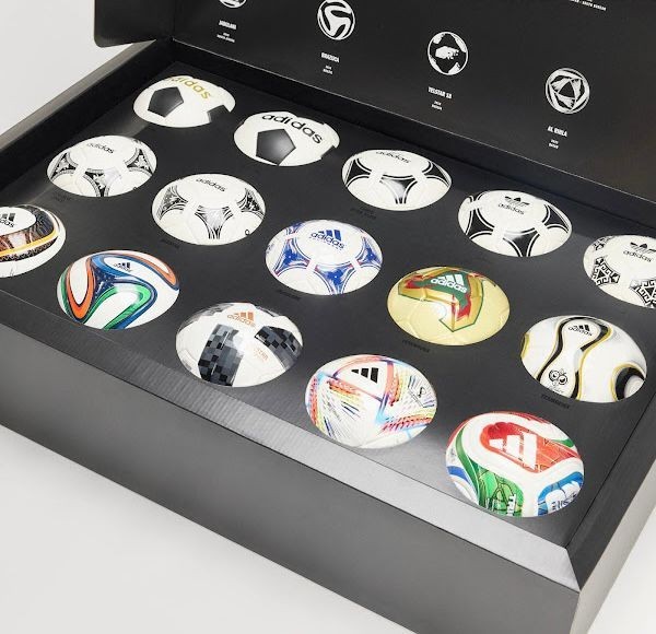 ADIDAS FIFA WORLD CUP HISTORICAL MINI BALL SET 1970-2026 Original Balls JN2093