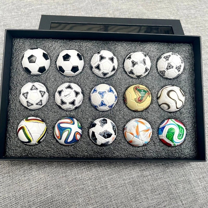 15PCS FIFA Historical World Cup Mini Soccer Ball Set Football Collection Gift