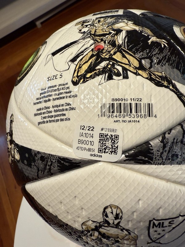 Adidas Marvel MLS All-Star Game Official Match Soccer Ball Size 5 gallery