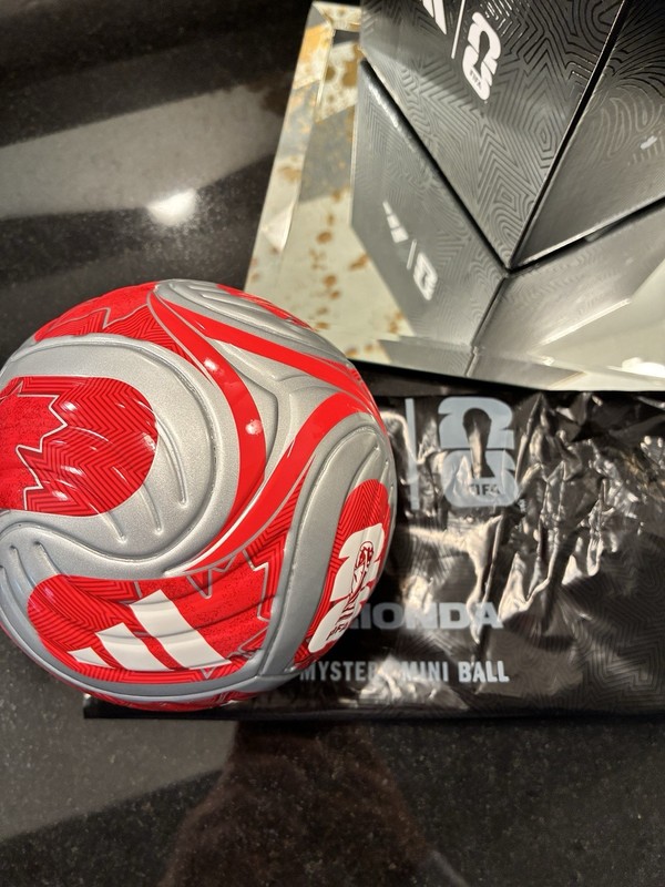 2026 FIFA World Cup Trionda Adidas Mini Soccer Ball - Mystery Mini Ball - CANADA gallery