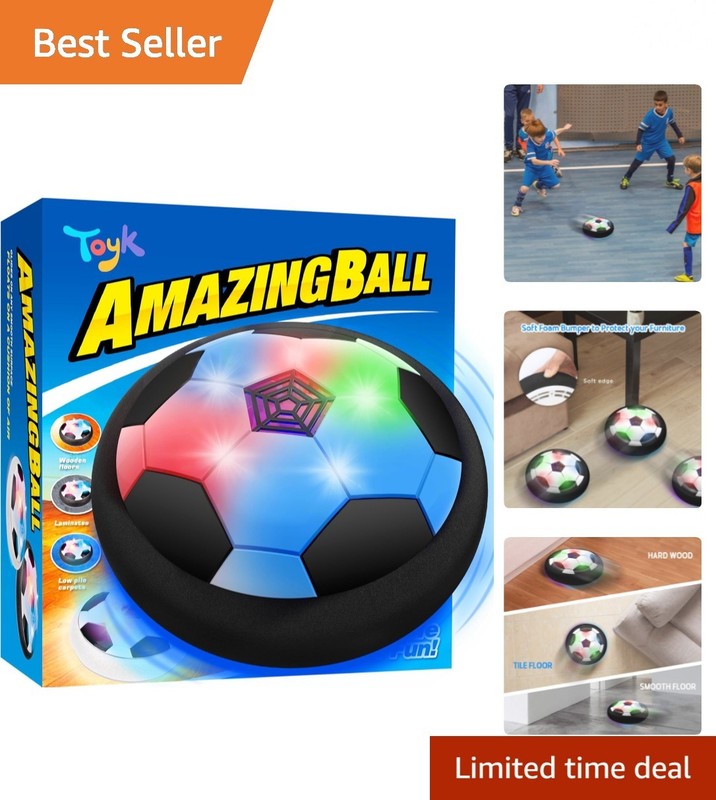 LED Hover Soccer Ball for Active Play - Perfect Birthday Gift for Boys 3-12