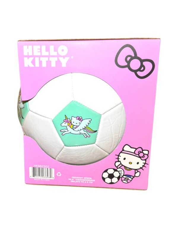 ⸻ ⚽ Hello Kitty Size 5 Soccer Ball – Mint & Pink – Indoor/Outdoor Play gallery