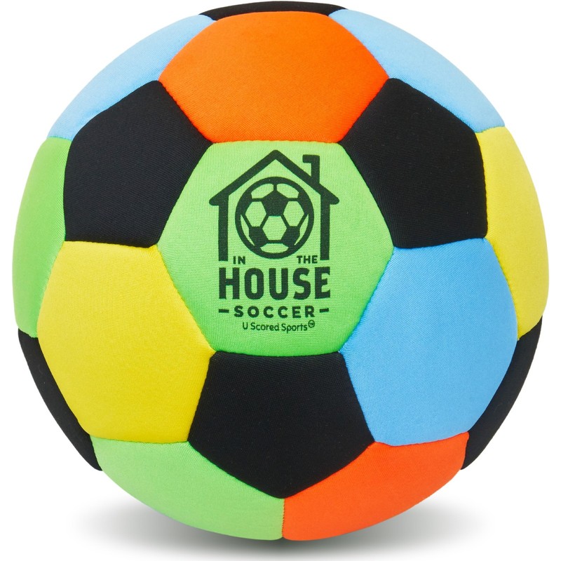 in The House Soccer Ball – Indoor Size 4 Padded Soccer Ball for Kids (Ages 3+…