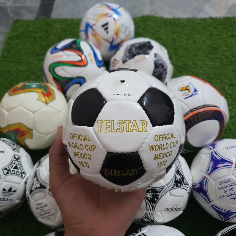 Adidas Historical Mini Soccer Ball Collection –FIFA World Cup 1970–2022 | Size 1 gallery