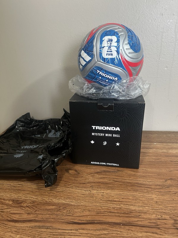 adidas FIFA Trionda Mystery Mini Soccer Ball Blue Silver Red White UNITED STATES