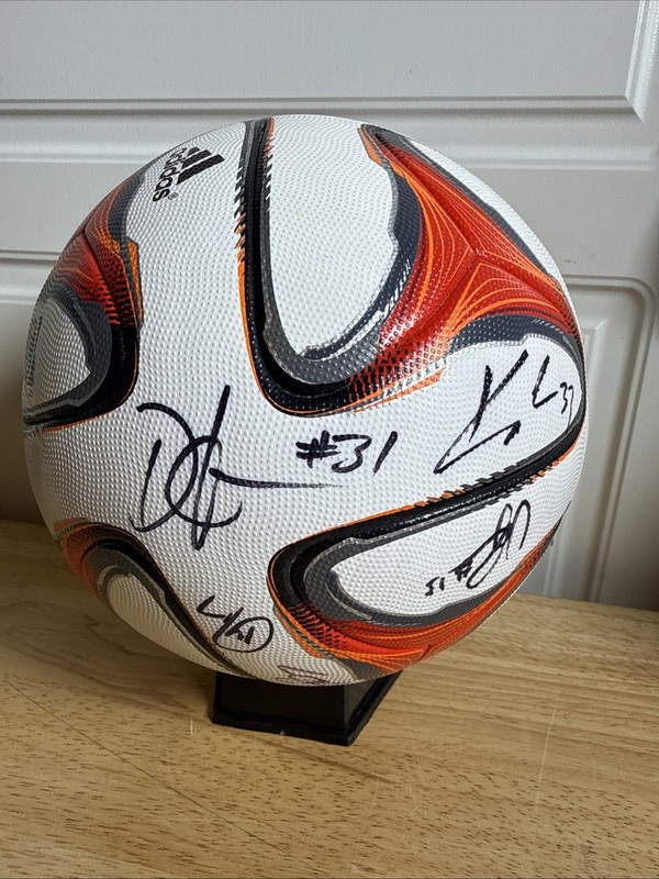 Adidas Brazuca MLS 2014 Official Match Ball Prime Size 5 Singed gallery