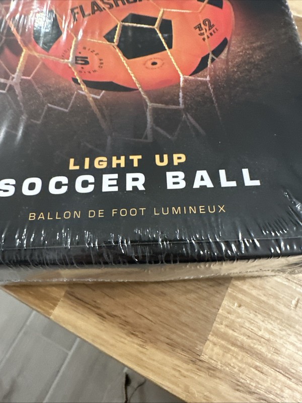 Squad Hero FlashCatch Light Up Soccer Ball Glow In The Dark #5 Official Size NEW gallery
