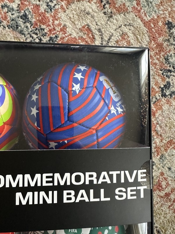 FIFA World Cup 2026 Commemorative Mini Ball Set 4 Pack CAN MEX USA gallery