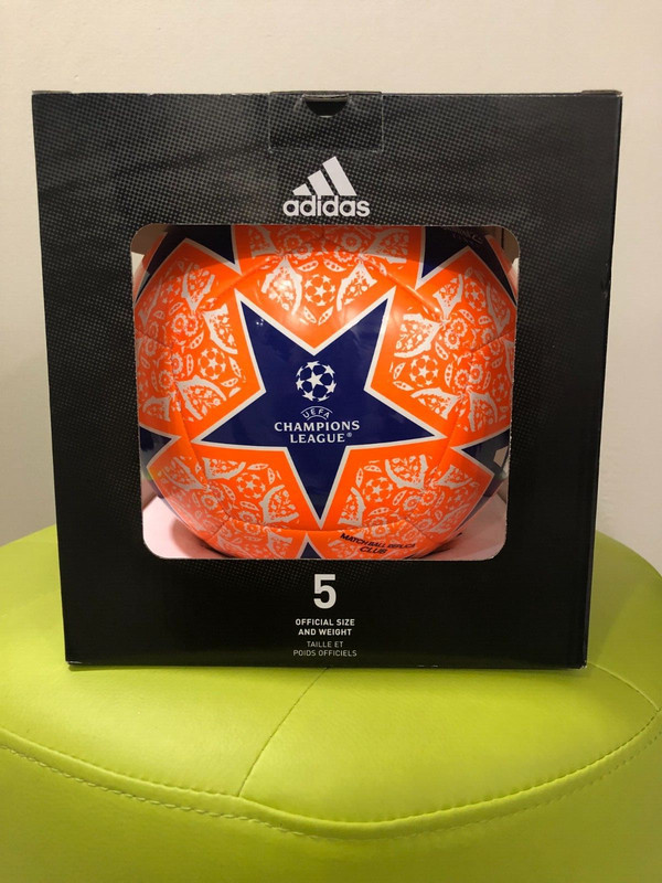 SOCCER BALL-ADIDAS-SIZE 5-UEFA CHAMPIONS LEAGUE-ISTANBUL 23-ORANGE-NEW-IN BOX-