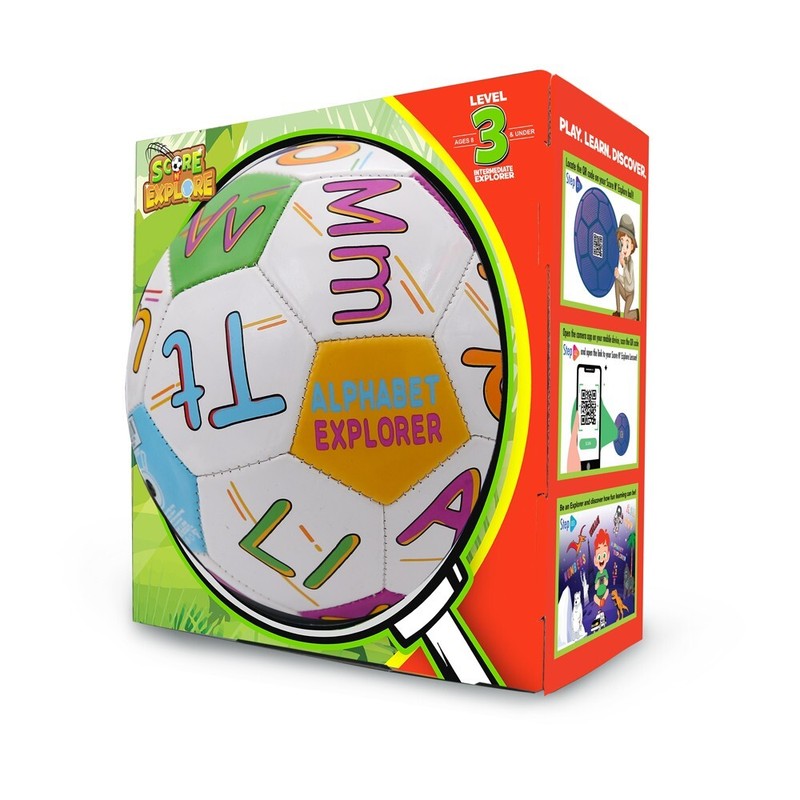 Score N‘ Explore Children’s Learning Development Soccer Ball ALPHABET Explorer