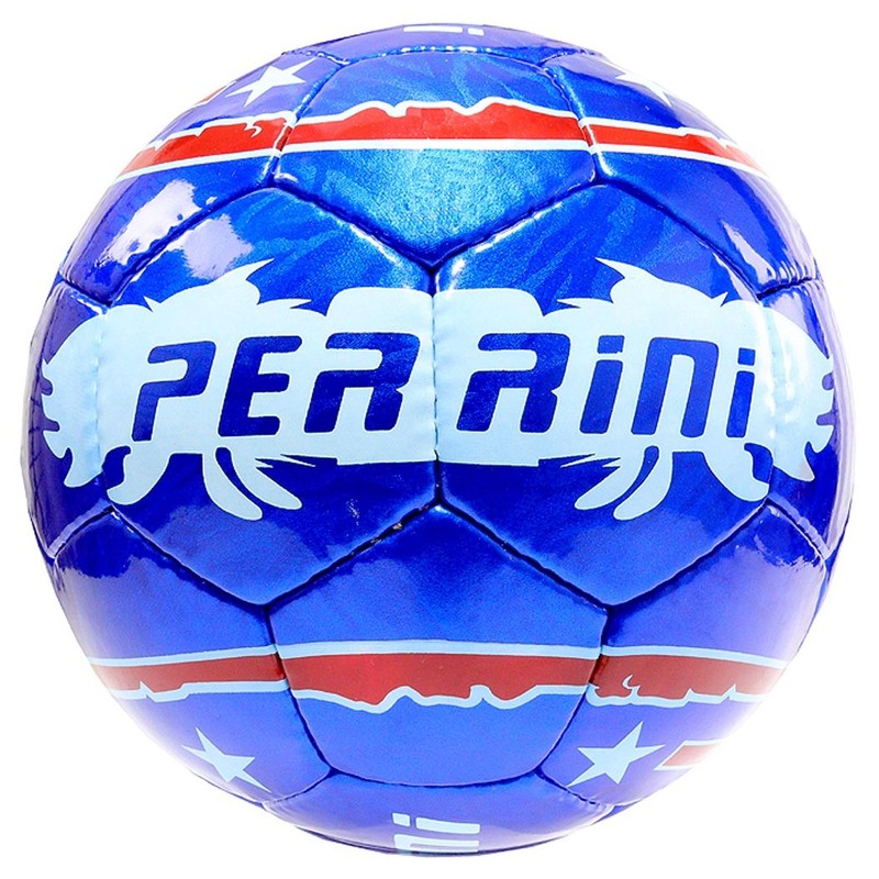 Perrini Match Ball Soccer Blue With White Stars Football Training Size 5 gallery