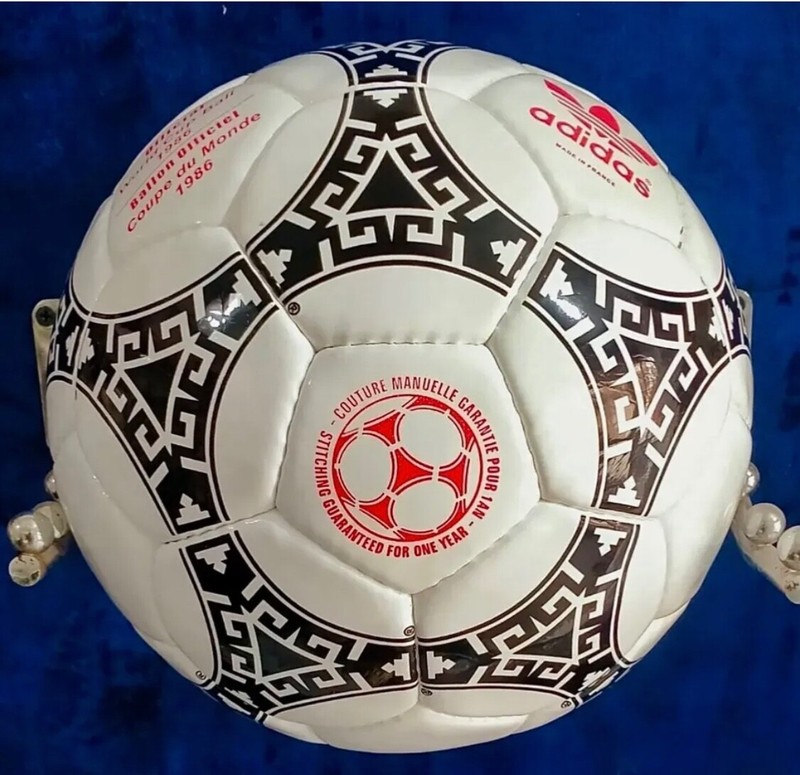 Adidas red stamp Azteca Mexico Official World Cup 1986 Ball Soccer Ball Size 5 gallery