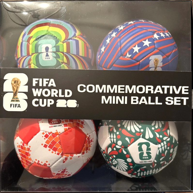 FIFA World Cup 2026 Commemorative Mini Ball Set CANADA MEXICO USA 26
