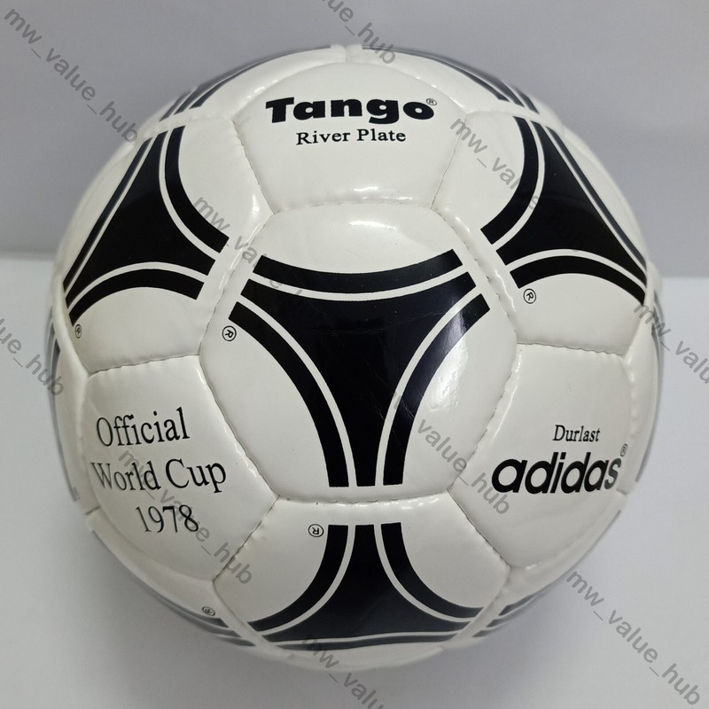 Adidas Durlast Tango River Plate FIFA World Cup 1978 Soccer Ball Size 5 Football