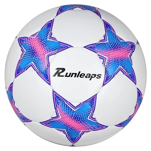 Soccer Ball& Size 3 & Size 4 & Size 5 for Kids and Adult, Size 1.5 Pink Blue