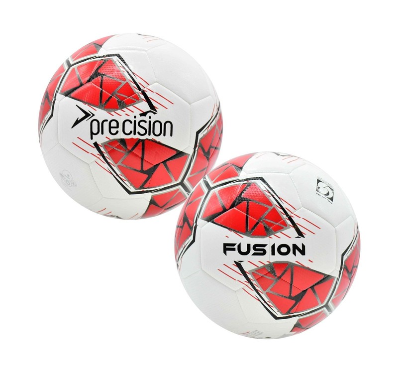 Precision Fusion FIFA Basic Training Ball 5 White/Red/Grey/Black 5 White/Red/Gre