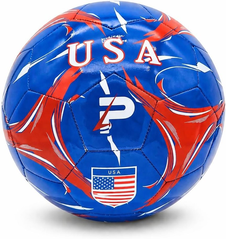 Country Flag Training Soccer Ball – Elite Edition – USA – Blue