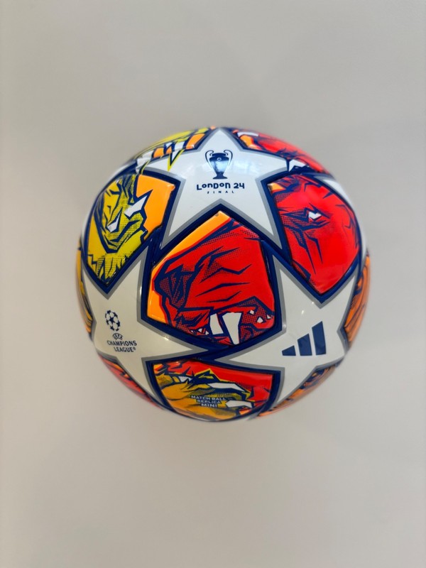 SOCCER BALL-ADIDAS-SIZE 1-UEFA CHAMPIONS LEAGUE-LONDON 24 FINAL-NEW-