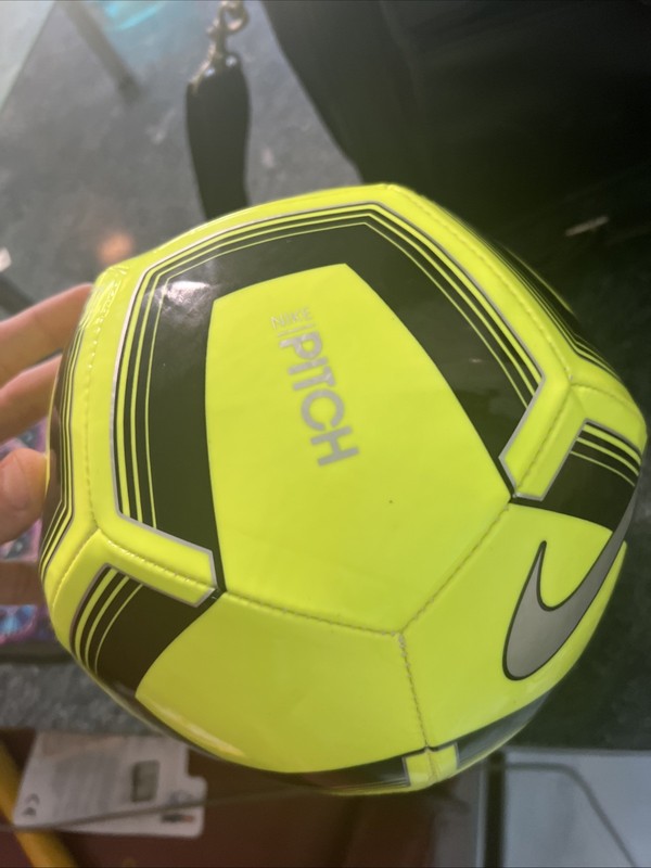 Nike Pitch Training Size 5 Team Neon Soccer Ball gallery