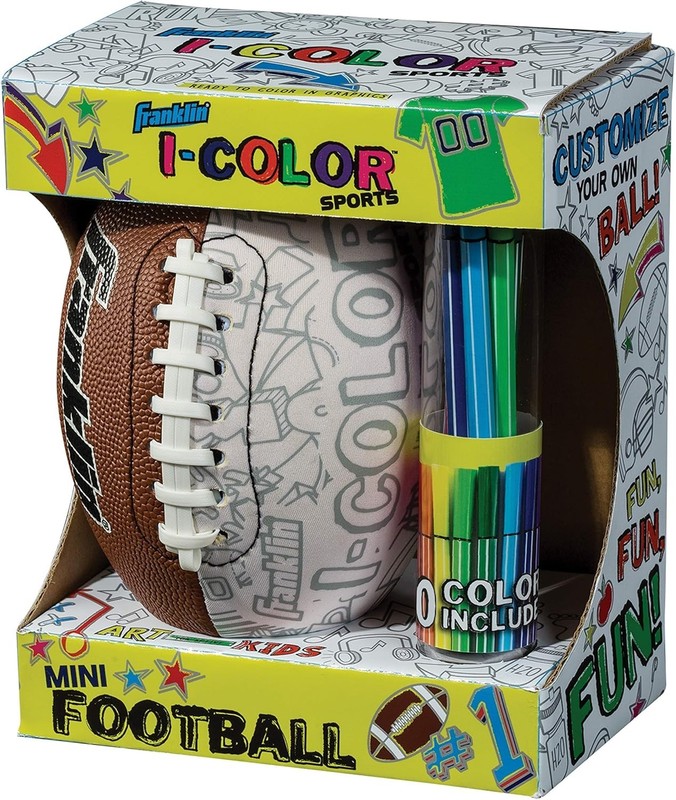 Fun iColor Mini Football - Includes Washable Markers for Creative Play Outdoors gallery