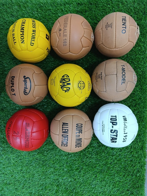 Mini Historical 8 Pcs Balls As Marked In Picture Size 1 Leather Soccer Ball