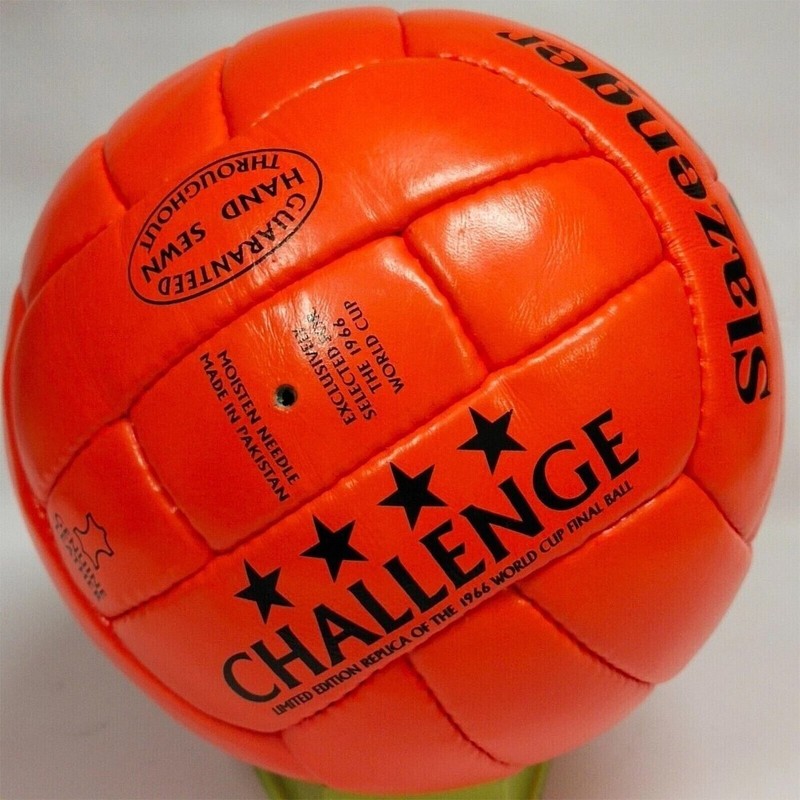 Slazenger 25 FIFA World Cup 1966 Official Match Ball 100%Leather Ball Size 5 gallery