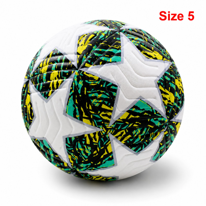 Football Size 5 Training Ball PU Outdoor Match Ball Heavy Duty & Durable