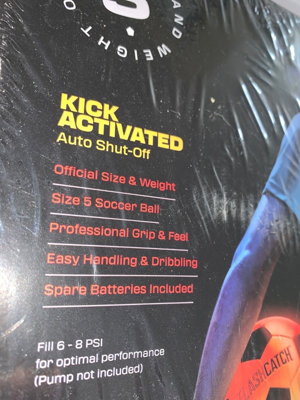 Flashcatch Glow & Lite Up size 6 Football and size 5 Soccer Ball by Squad Hero gallery