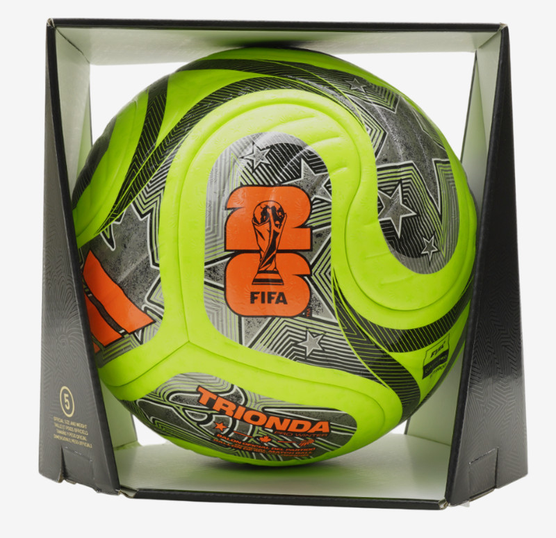 Adidas 2026 FIFA World Cup Trionda Pro Winter Match Soccer Ball Size 5 JD8023