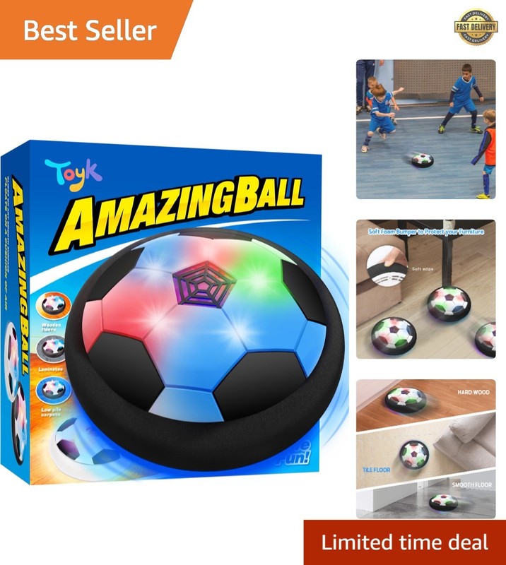 Exciting LED Hover Soccer Ball – Unique Birthday Gift for Young Boys, Ages 3-12