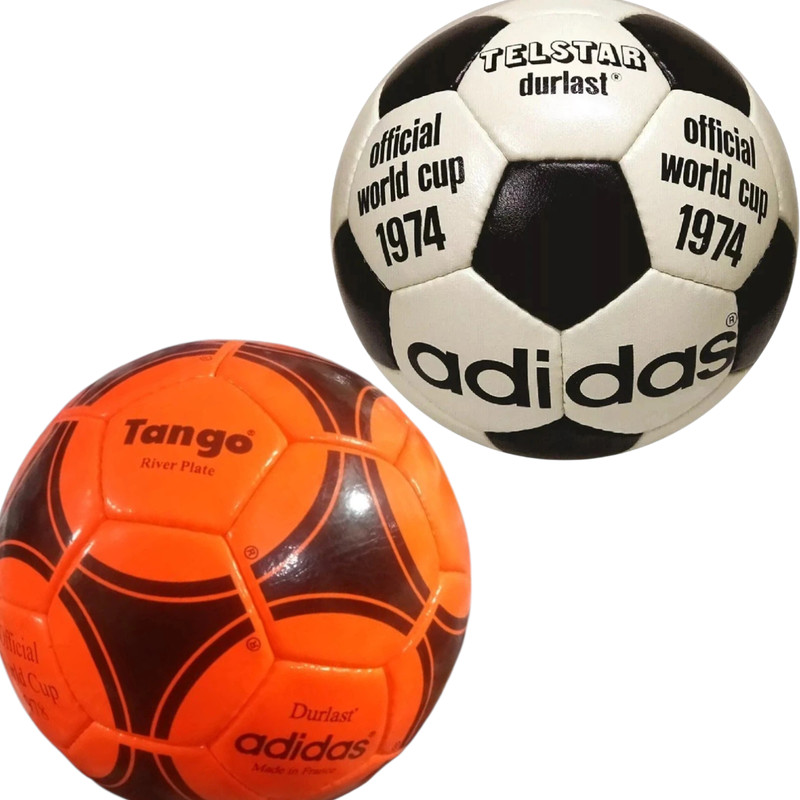 Adidas World Cup Footballs – Telstar Durlast 1974 & Tango River Plate | Classic