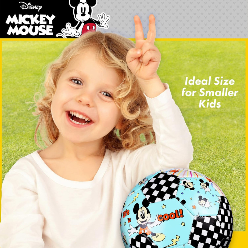 Disney Mickey Mouse Soccer Ball, Sizes 3, 5, Officially Licensed Youth Kids Futb gallery
