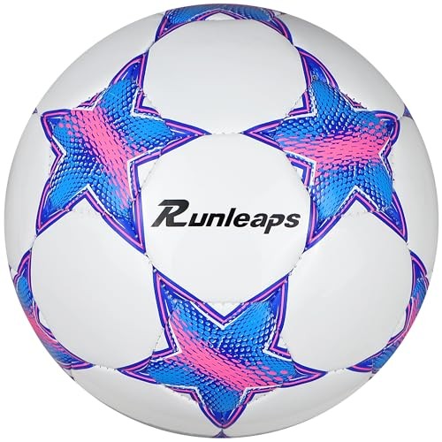 Soccer Ball& Size 3 & Size 4 & Size 5 for Kids and Adult, Size 1.5 Pink Blue gallery