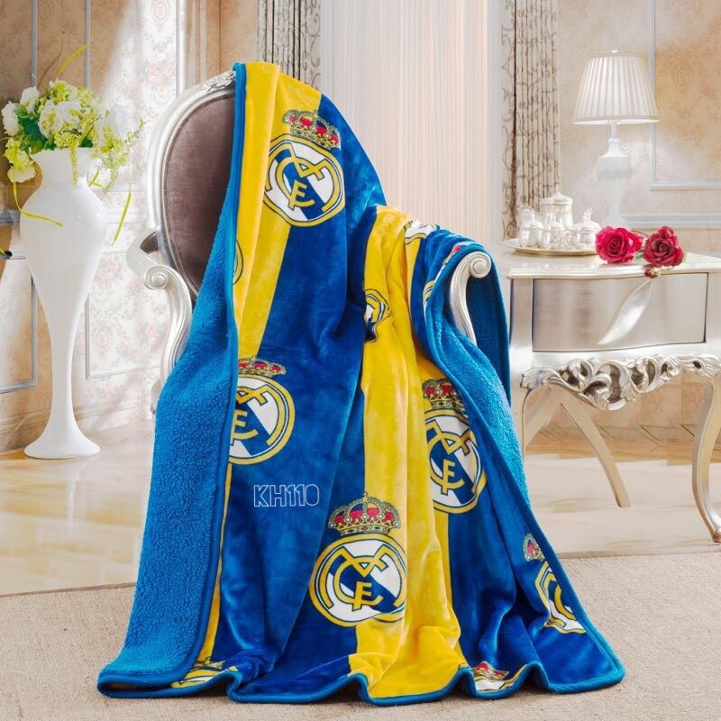 Soccer Team With Sherpa Lining Throw Blanket 50"x 60" gallery