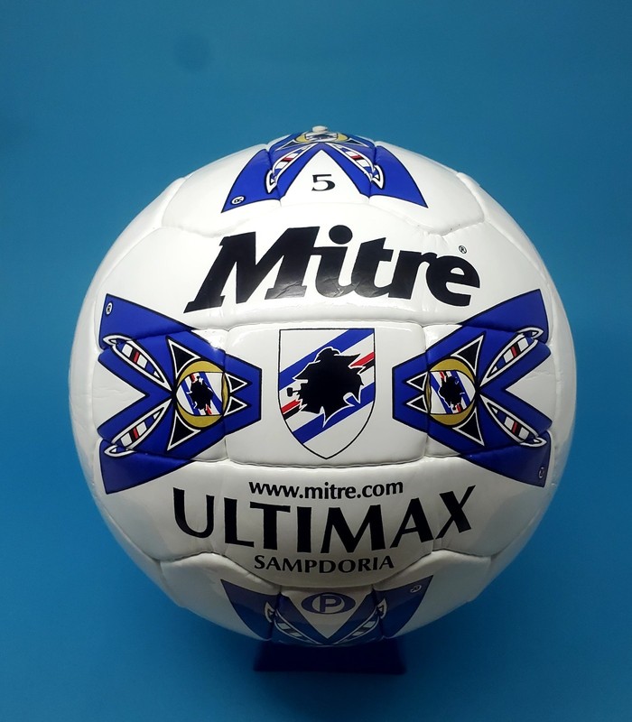 MITRE ULTIMAX SAMPDORIA FIFA OFFICIAL SOCCER FOOTBALL SIZE 5