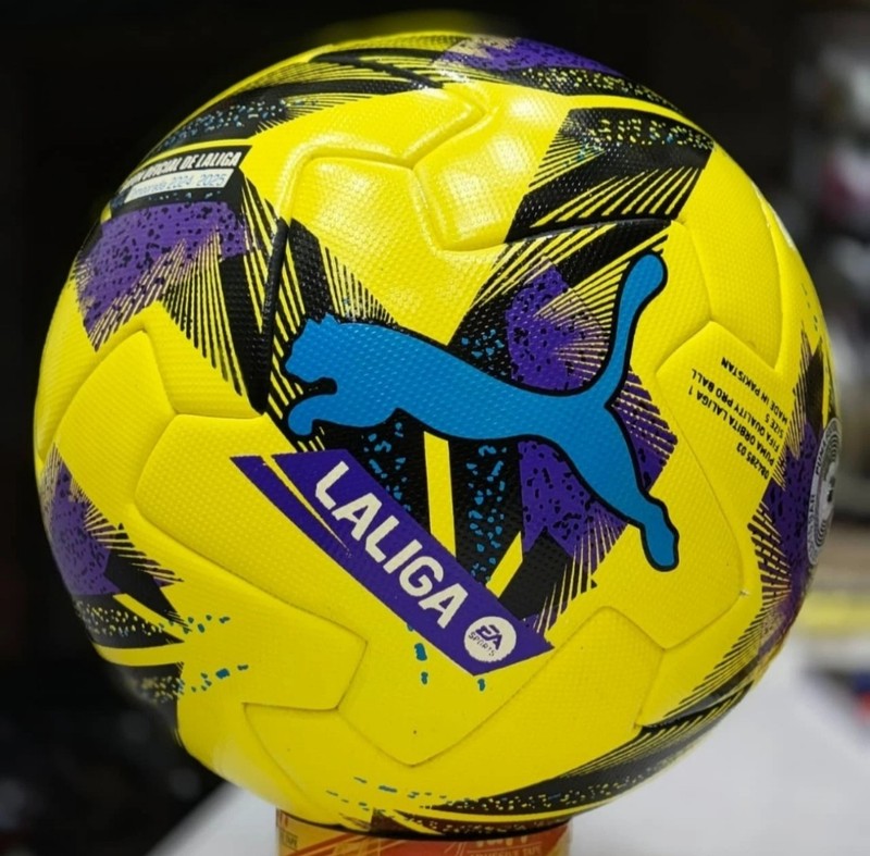Puma Orbita Laliga1 FIFA Quality Pro Football Soccer Ball Sports Size 5 Yellow
