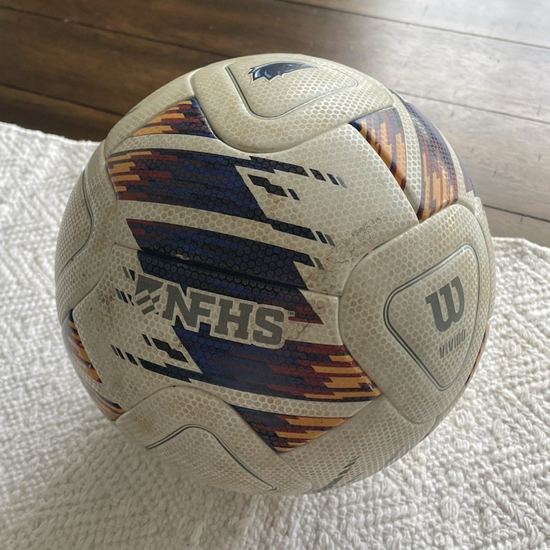 Wilson NFHS Veza FIFA Quality Pro Size 5 Composite Leather Soccer Ball White
