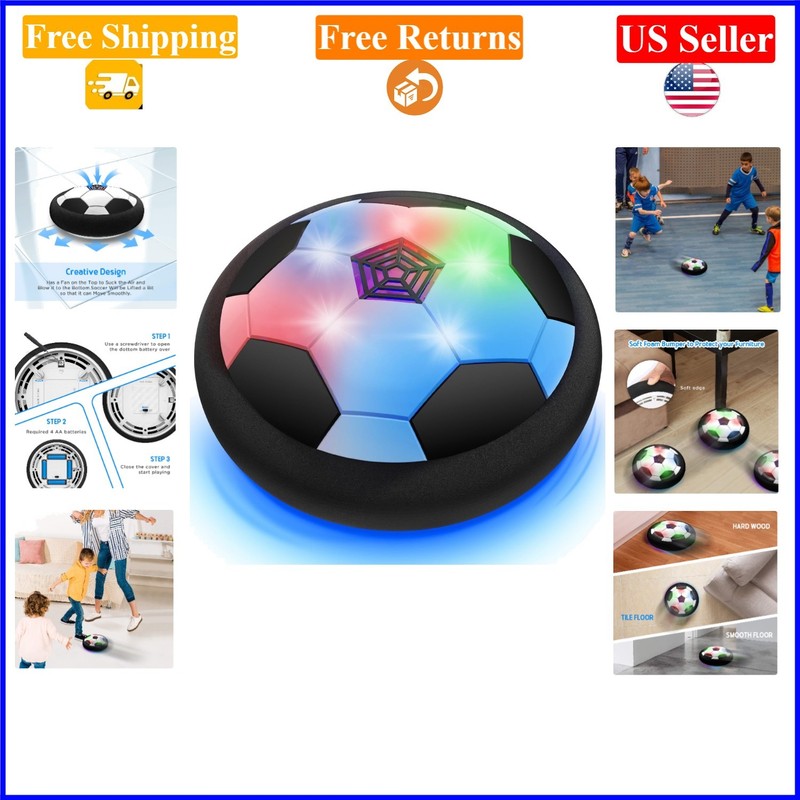 LED Hover Soccer Ball for Kids – Indoor/Outdoor Electronic Football Gift