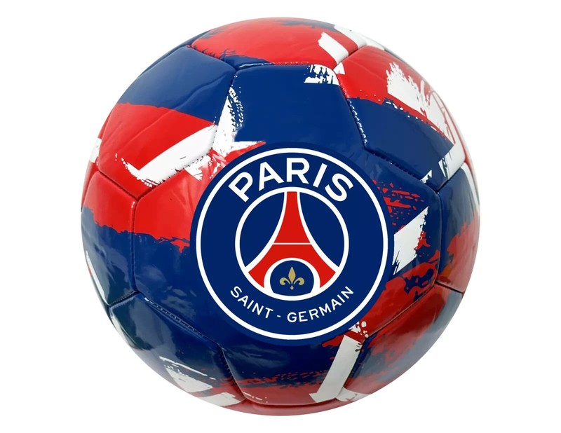 Icon Sports Paris Saint-Germain PSG Soccer Ball Size 4 Licensed Blue Red White
