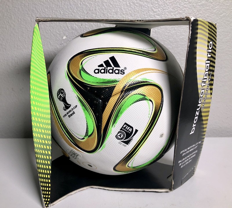ADIDAS BRAZUCA 2014 FINAL OFFICIAL MATCH BALL 2014 BRAZIL FIFA WORLD CUP NEW gallery