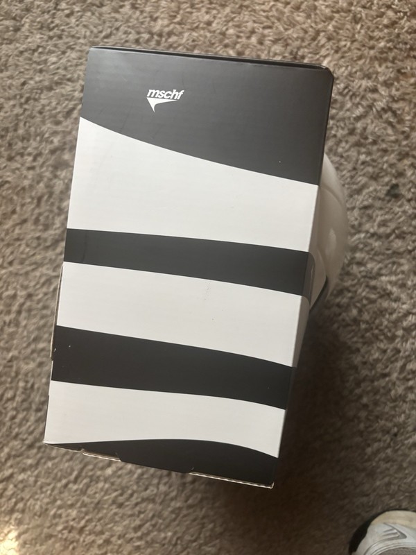 Umbro MSCHF Wave Size 5 Soccer Ball White/Black Composite Leather Hand-Stitched gallery