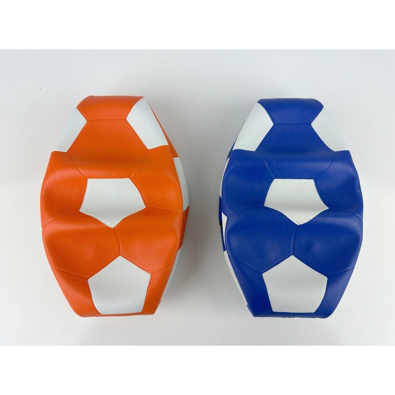 Gopher RainbowSet Performer Soccer Balls Size 4 Blue Orange 61-620 NEW Lot of 2 gallery