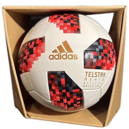 ADIDAS RED TELSTAR 18 FINAL WORLD CUP RUSSIA 2018 MATCH BALL SIZE-5