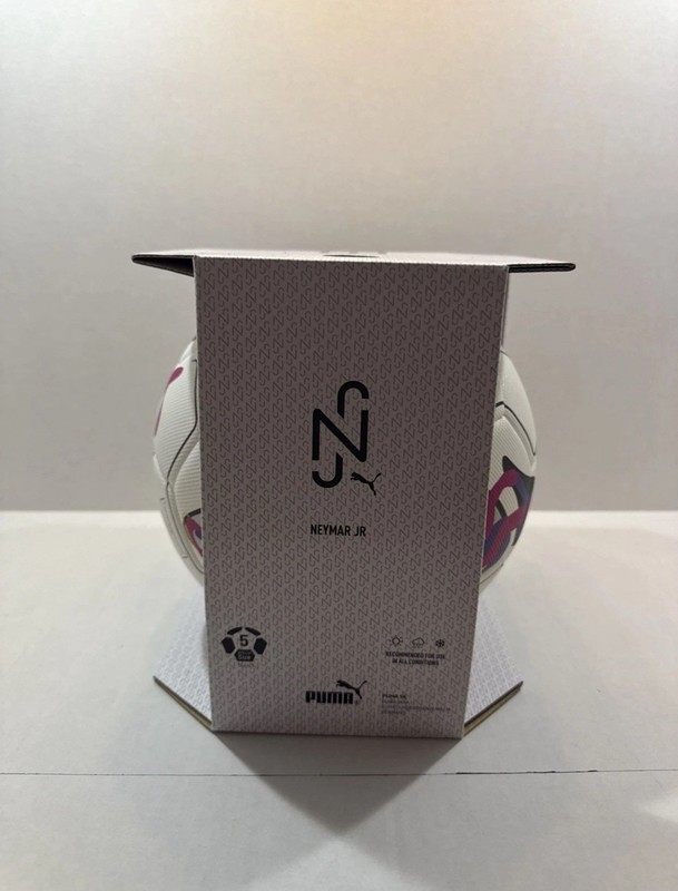 Puma Neymar JR Performance Ball White Soccer Way 1 084078 01 Size 5… gallery