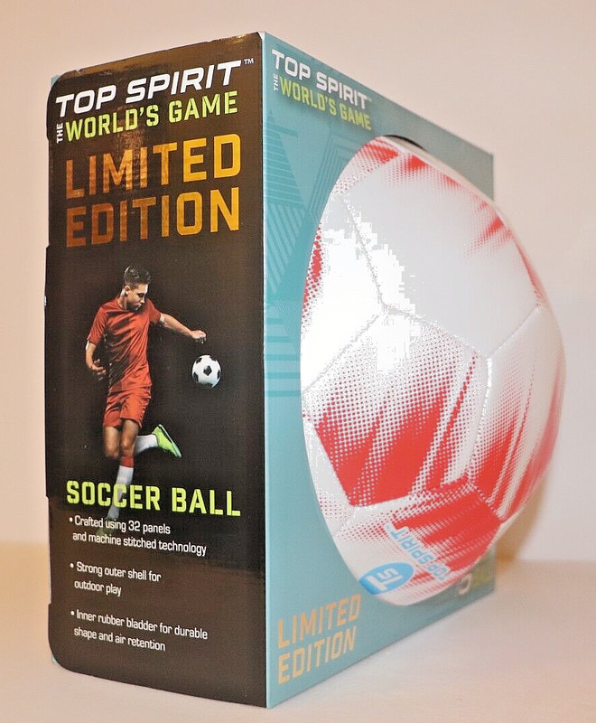 Top Spirit The World's Game Limited Edition Soccer Ball Size 5 Age 13+ gallery