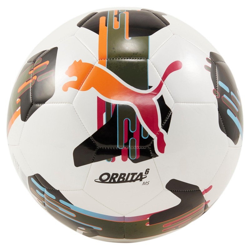 PUMA Orbita 6 Machine Stitch Soccer Ball PUMA White-multicolor AW24 5