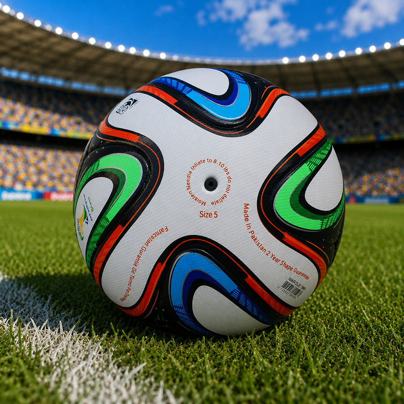 Brazuca 2014 Brazil FIFA World Cup Official Match Ball Thermal Soccer Size 5 gallery